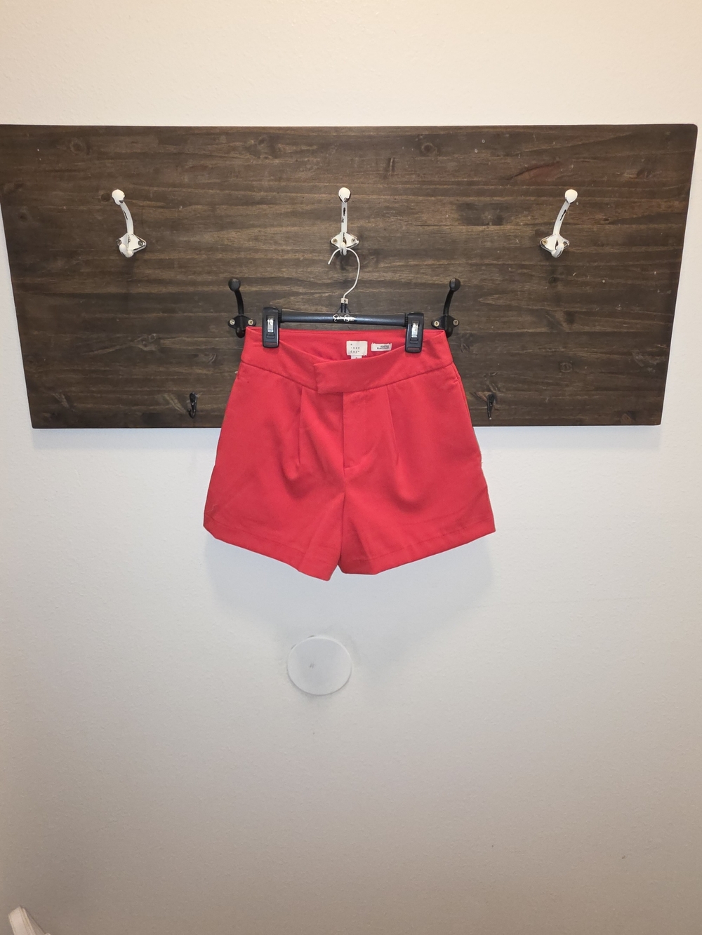 a new day High-Waist Red Tailored Shorts